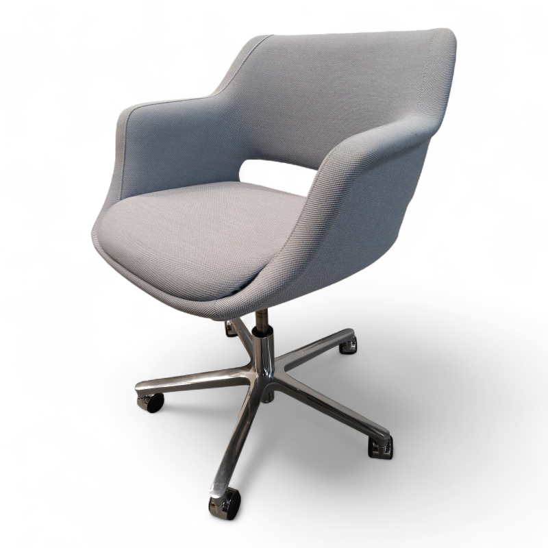 Kilta med hjul Lys blått stoff