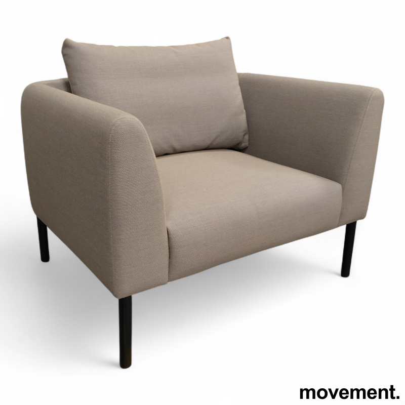 Nooa Grått stoff (Kvadrat Steelcut - 1 / 4