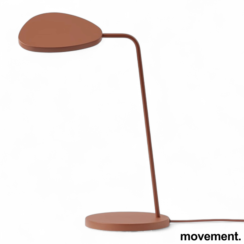 Leaf table lamp Kobberbrun, Pent