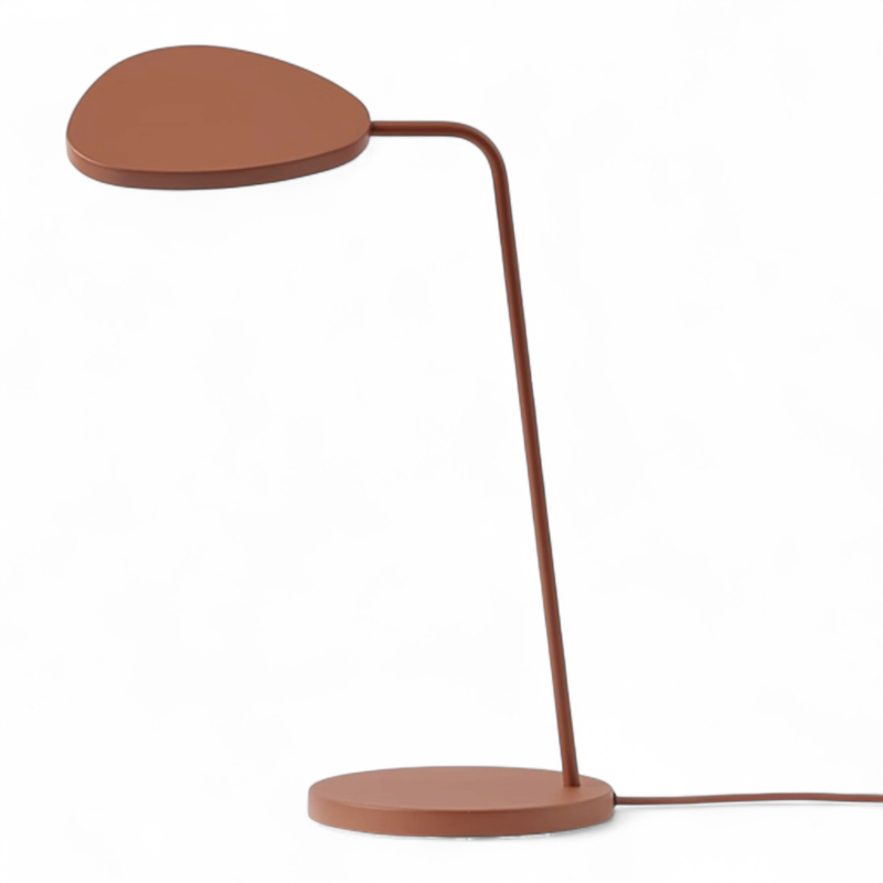 Leaf table lamp Kobberbrun, Pent