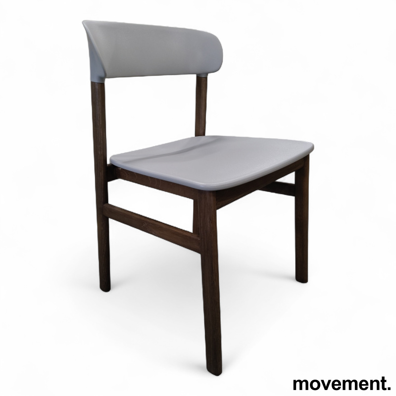 Herit Chair Grå, brunbeiset eik - 1 / 3