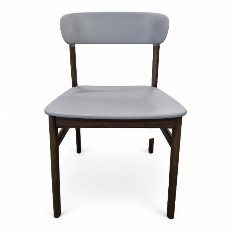 Herit Chair Grå, brunbeiset eik