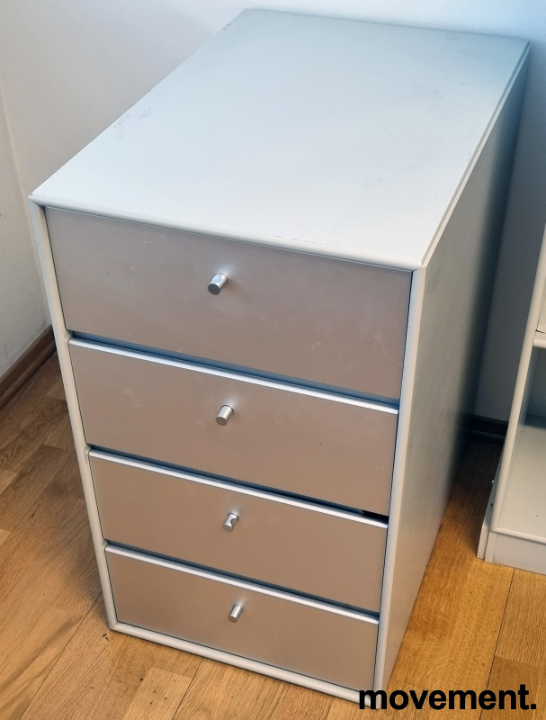 Skuffeseksjon 4 skuffer, 42x70cm,