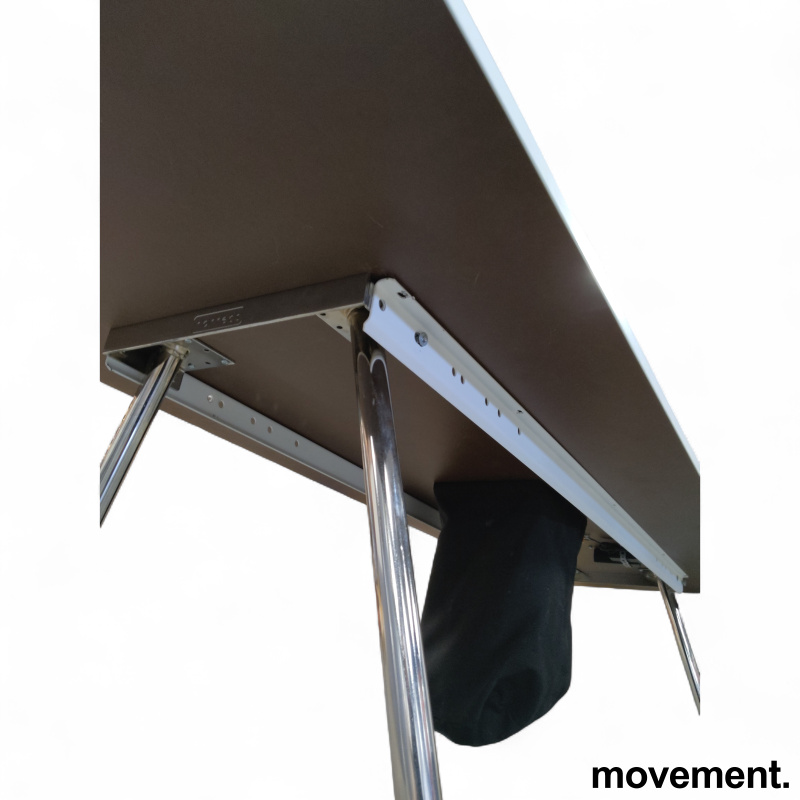 Møtebord 240x80cm Hvit laminat, - 4 / 4