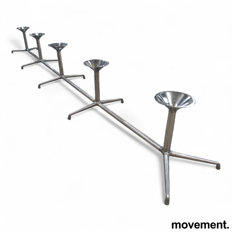 Møtebordsunderstell 580cm Polert - 1 / 3