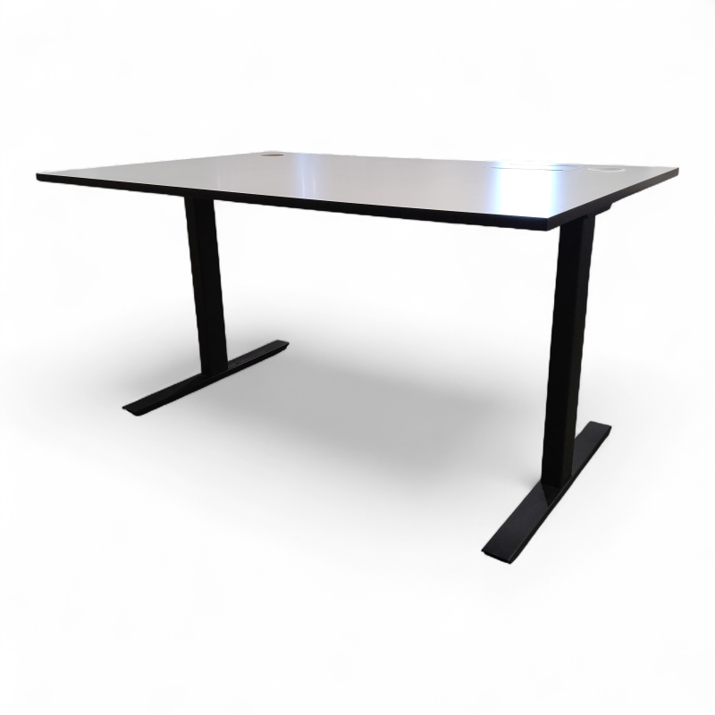 VX8 140x90cm Hvit laminat med sort