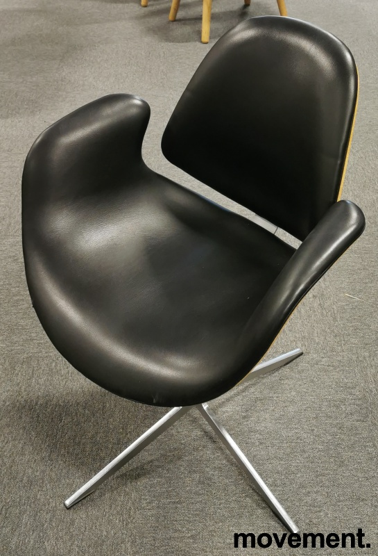 Council Chiar Sort skinn, valnøtt - 1 / 3