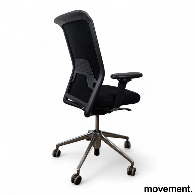 ID Mesh med armlene Sort stoff, - 2 / 2