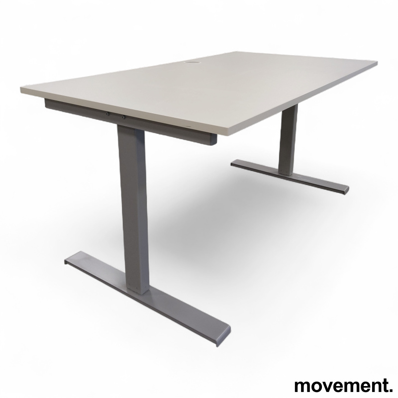 Hevsenk 140x80cm Hvit laminat, - 2 / 3