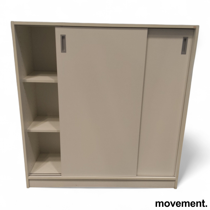 Skyvedørsskap 3A4, 120cm Hvit, Pent - 4 / 4