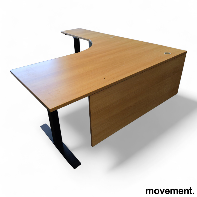 QBUS hjørneskrivebord 160x200cm, - 1 / 2