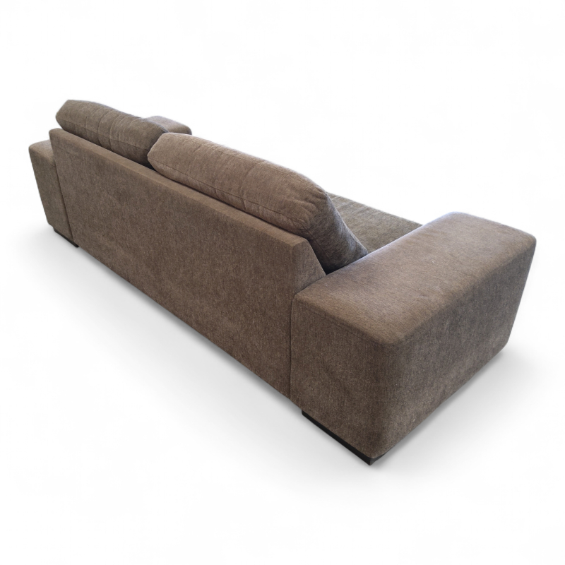 3-seter sofa 240cm Brunmelert