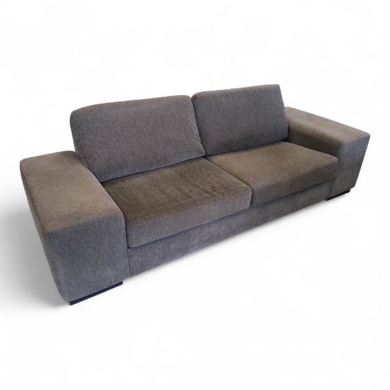 3-seter sofa 240cm Brunmelert