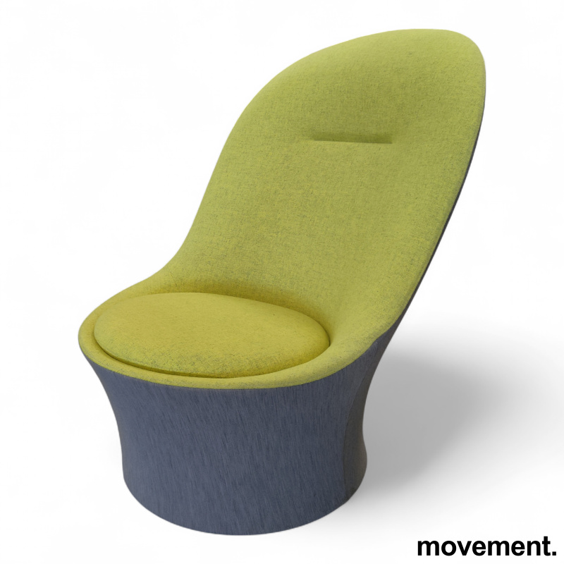 Eva loungestol Gult stoff, lyst - 2 / 4