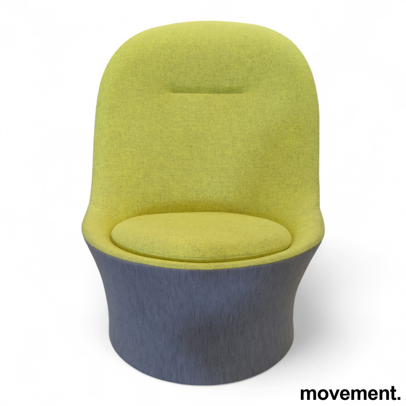 Eva loungestol Gult stoff, lyst - 4 / 4