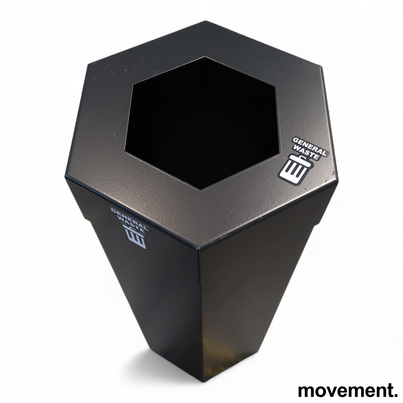 Papaya XL 34L Sort, hexagon åpning, - 1 / 2