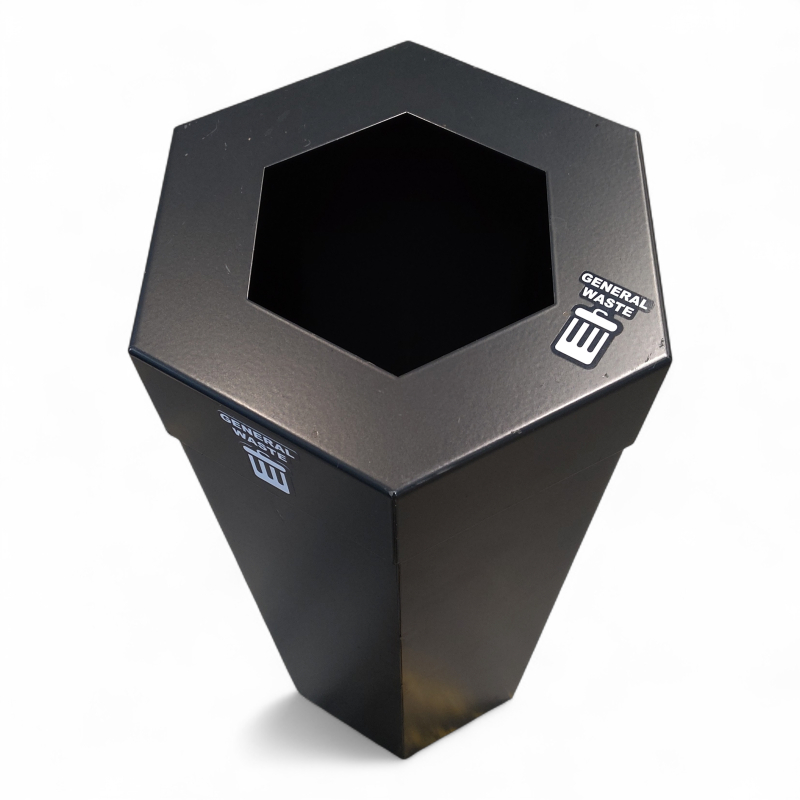 Papaya XL 34L Sort, hexagon åpning,