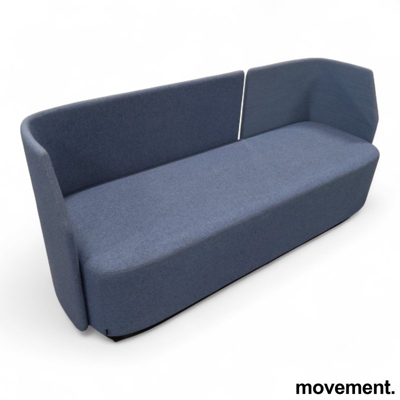 Fields 3-seter med lav rygg Blått, - 1 / 5