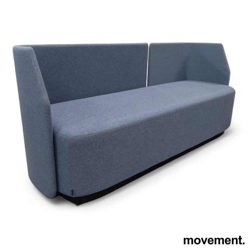 Fields 3-seter med lav rygg Blått, - 2 / 5