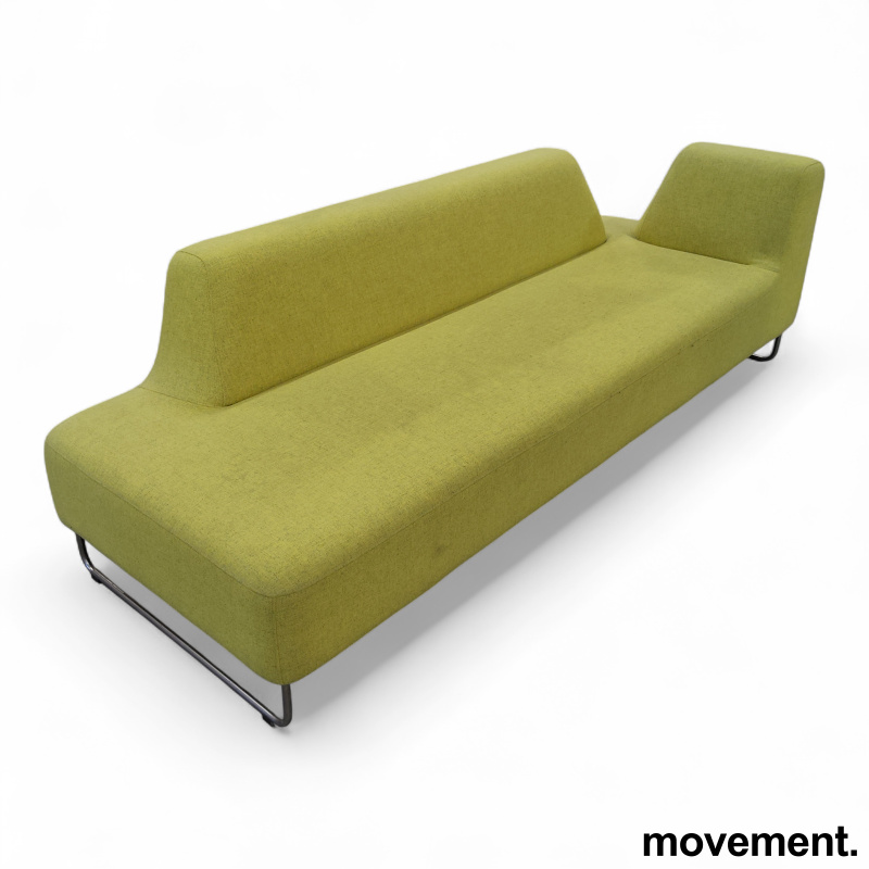 Ugo 302 Limegrønt, melert stoff, - 1 / 4