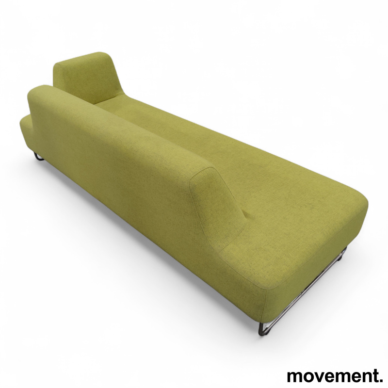 Ugo 302 Limegrønt, melert stoff, - 3 / 4