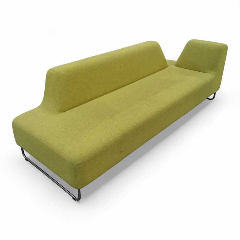 Ugo 302 Limegrønt, melert stoff,