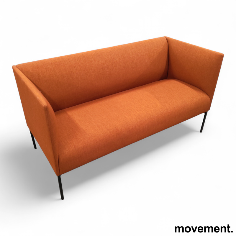 Talk 2,5-seter sofa Orange stoff, - 2 / 5
