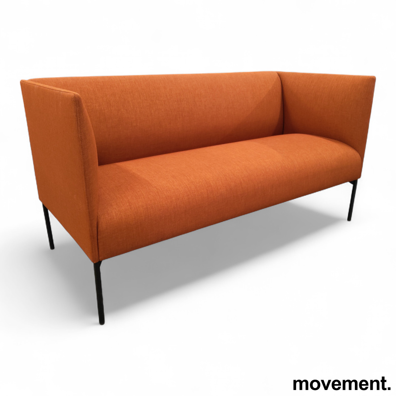 Talk 2,5-seter sofa Orange stoff, - 3 / 5