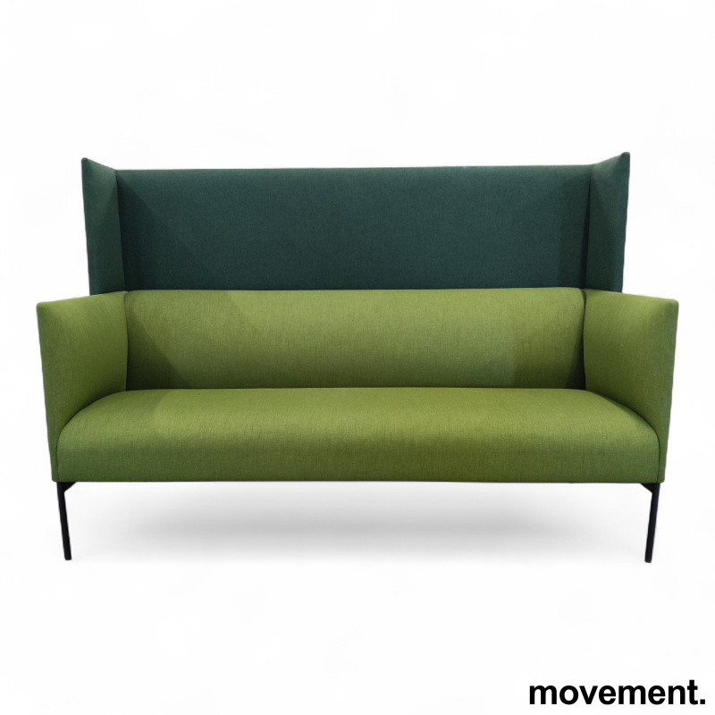 Talk 3-seter highback Grønt stoff, - 5 / 5