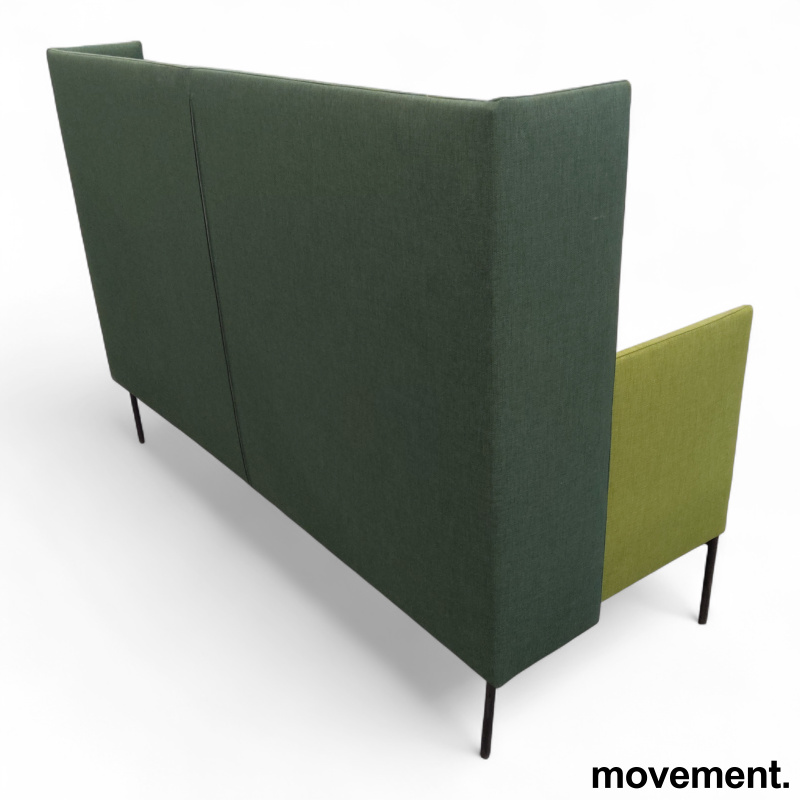 Talk 3-seter highback Grønt stoff, - 4 / 5