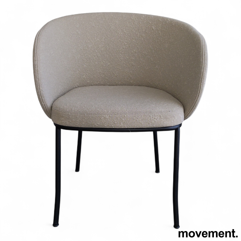 Knit armchair Beige stoff (Kvadrat - 3 / 3