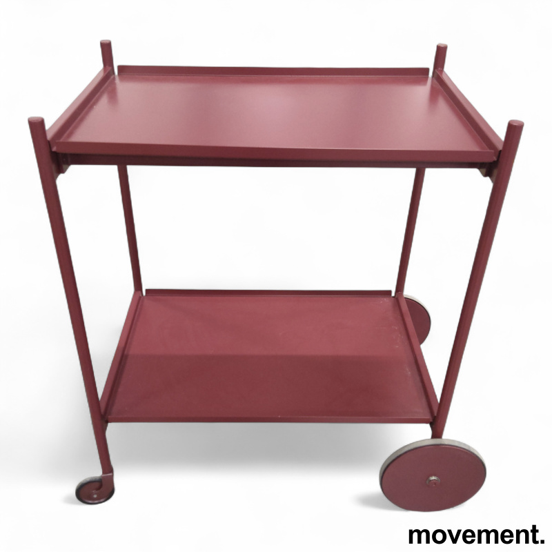 Stk. 1 Rul Trolley 71x48cm Burgunder, Pent brukt Normann Copenhagen 1.