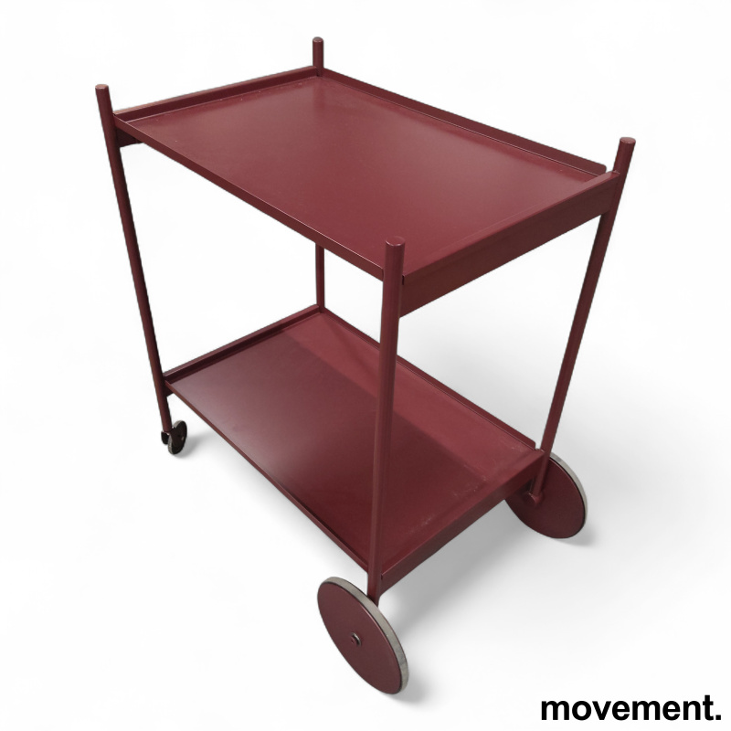Rul Trolley 71x48cm Burgunder, Pent - 2 / 2
