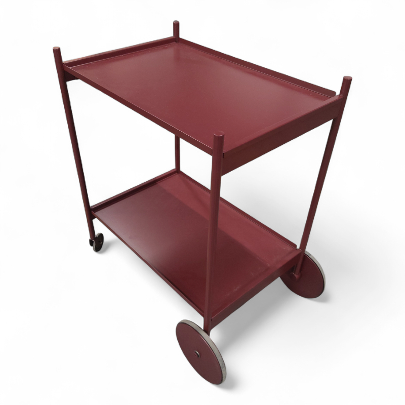 Rul Trolley 71x48cm Burgunder, Pent