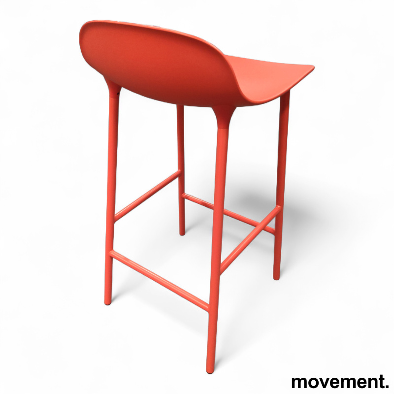 Form barstol 65cm Rød(Bright red), - 2 / 2