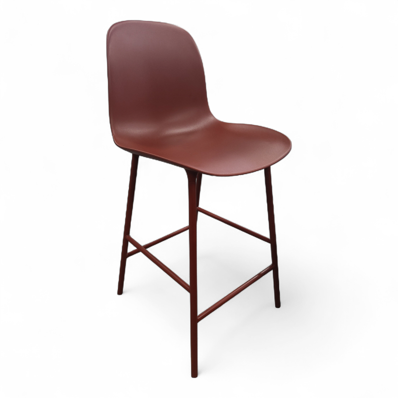 Form barstol med høy rygg 65cm