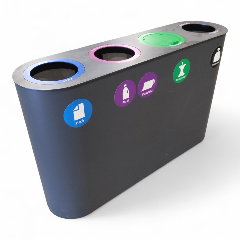 Split 4 med hjul 4 fraksjoner, Pent