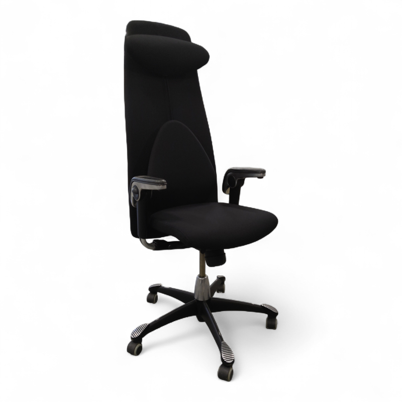 H09 9130 Sort stoff nytrukket, sort