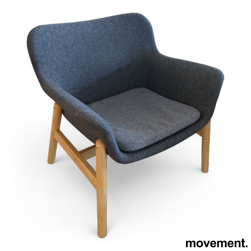 Vedbo Mørk grå, lys grå pute, Pent - 1 / 2