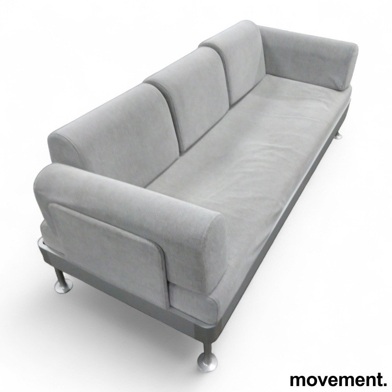 Delaktig sofa Grått stoff, alu - 2 / 2