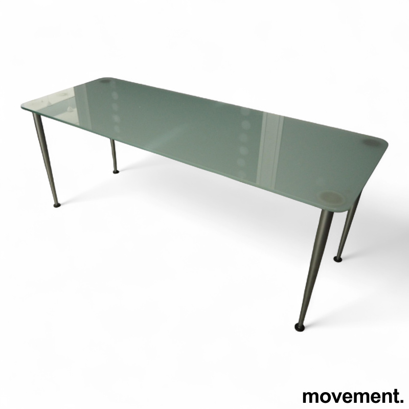Loungebord glass 130x50cm, høyde - 2 / 2