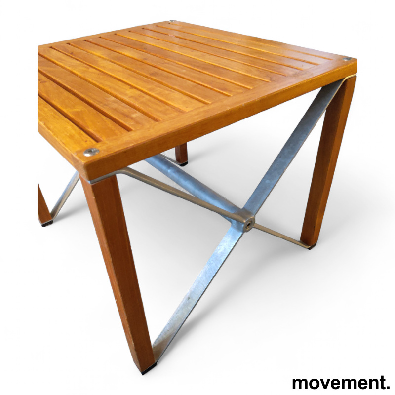 Xylofon loungebord 50x46x51cm Teak, - 2 / 2