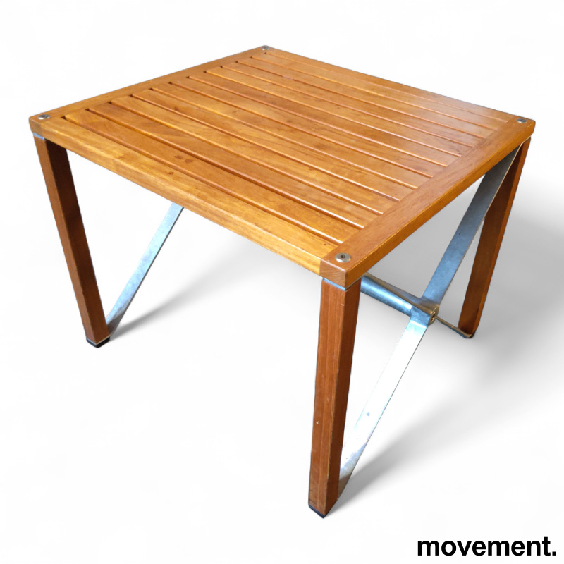 Xylofon loungebord 50x46x51cm Teak, - 1 / 2
