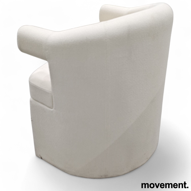 Burra chair Hvitt bouclestoff, Pent - 2 / 3