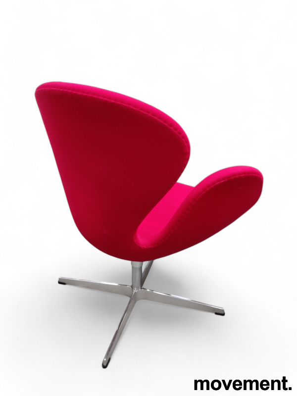 Svanen Rødt stoff, understell i - 4 / 5