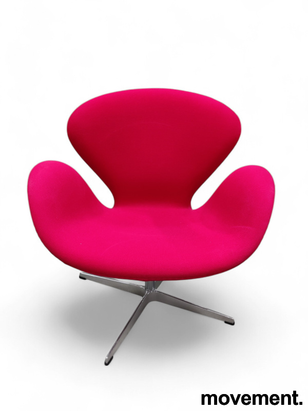 Svanen Rødt stoff, understell i - 1 / 5