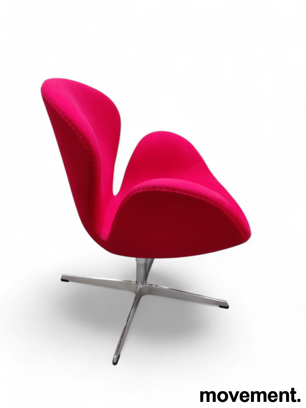 Svanen Rødt stoff, understell i - 2 / 5