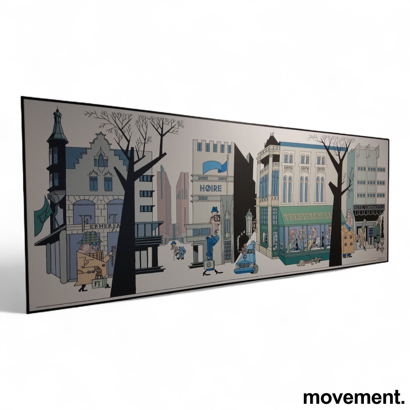 Lars Fiske illustrasjon 263x100cm  - 1 / 3