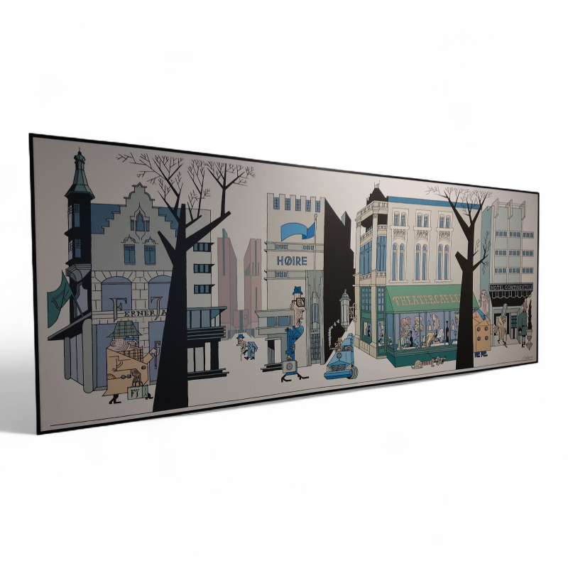 Lars Fiske illustrasjon 263x100cm 