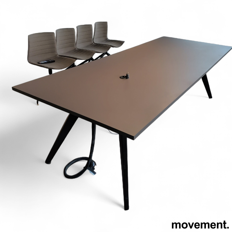 Cabale møtebord 260x100cm Brun - 3 / 4